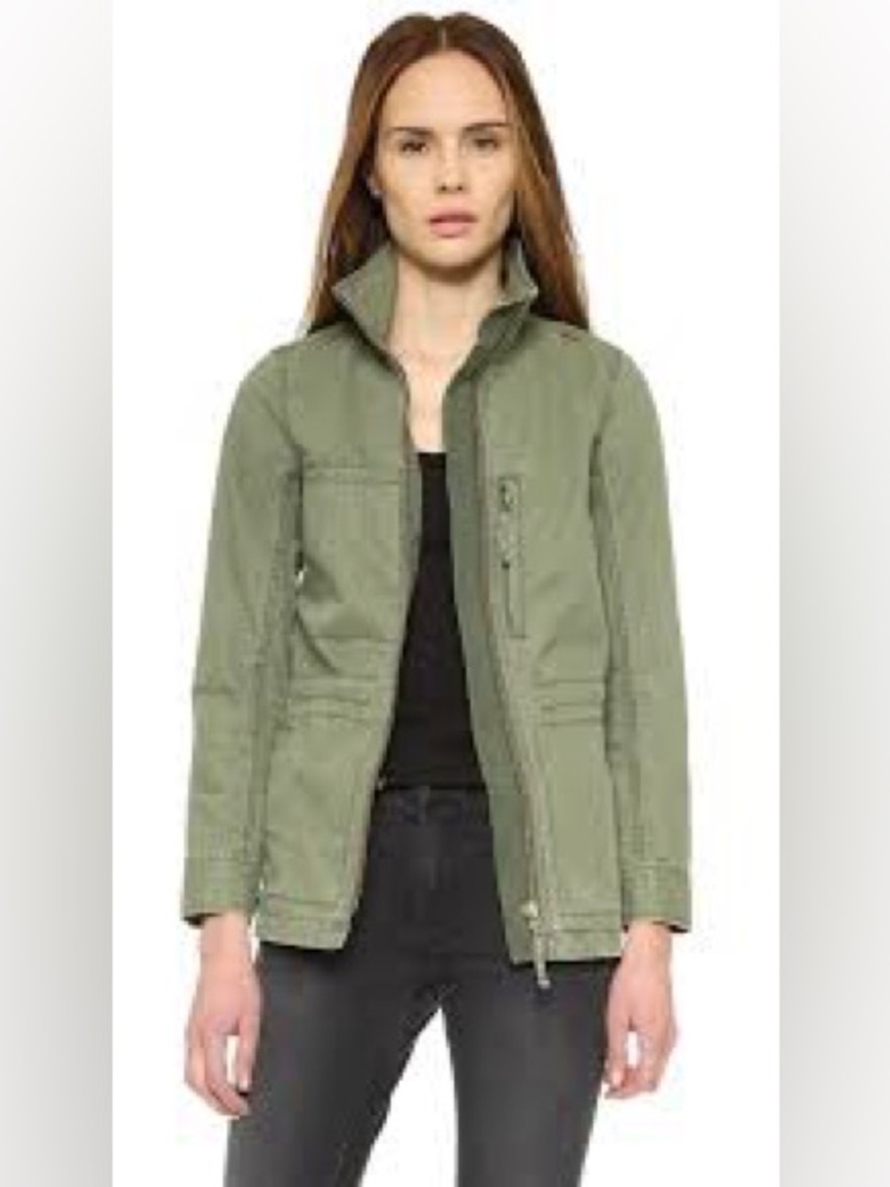 Madewell Fleet Jacket‎ - Olive Green Utility Military Field Coat - Size Small
